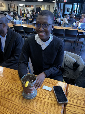 Jeanette with goblet of knowledge